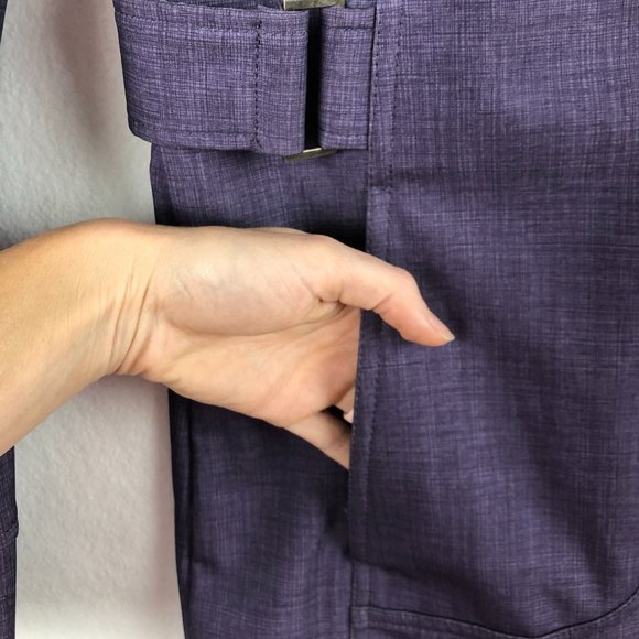 Free Country Women's Size Small Purple Softshell Fleece Lined Full Zip Jacket - Picture 4 of 9